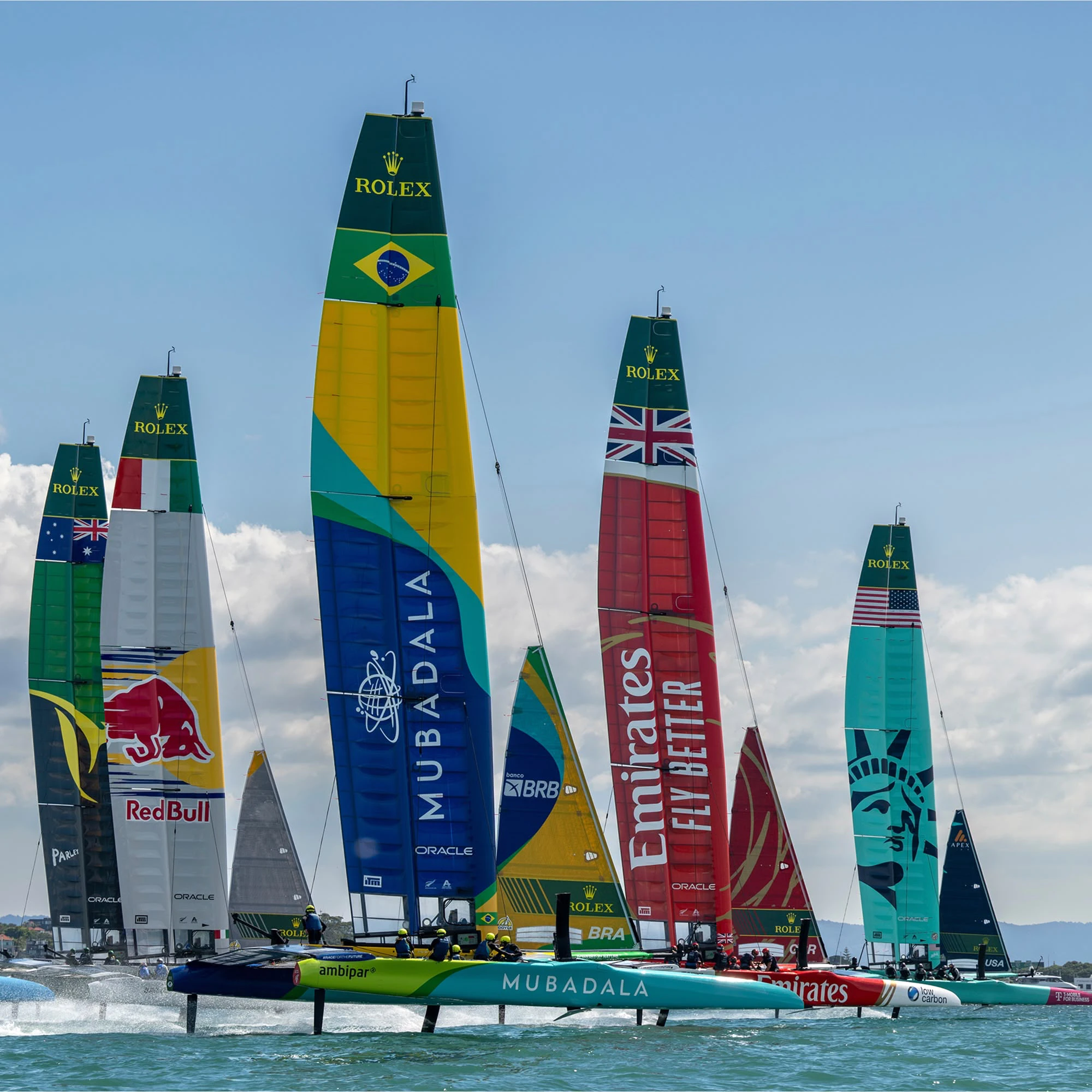 Rolex Sail GP La flota más rápida de la hisotria.