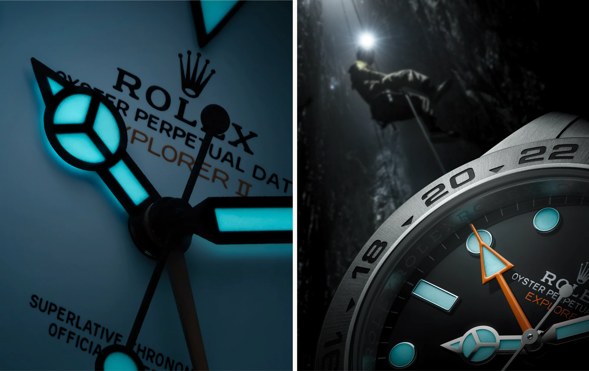 Rolex Explorer II Visualización Chromalight