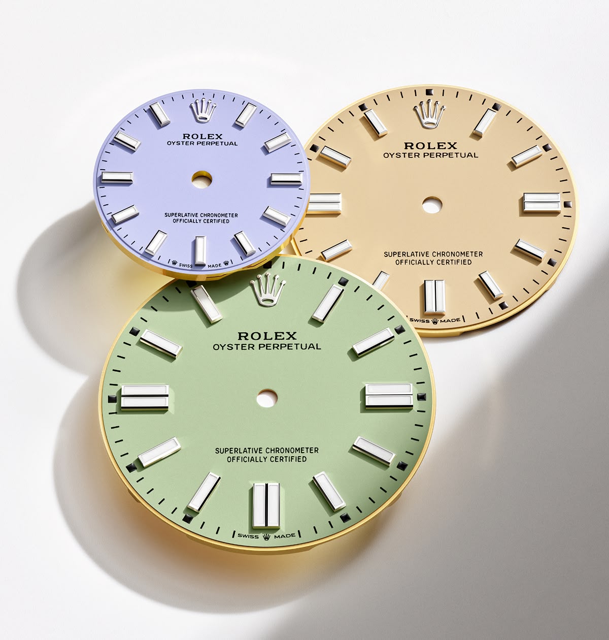 Rolex Oyster Perpetual con esfera lacada