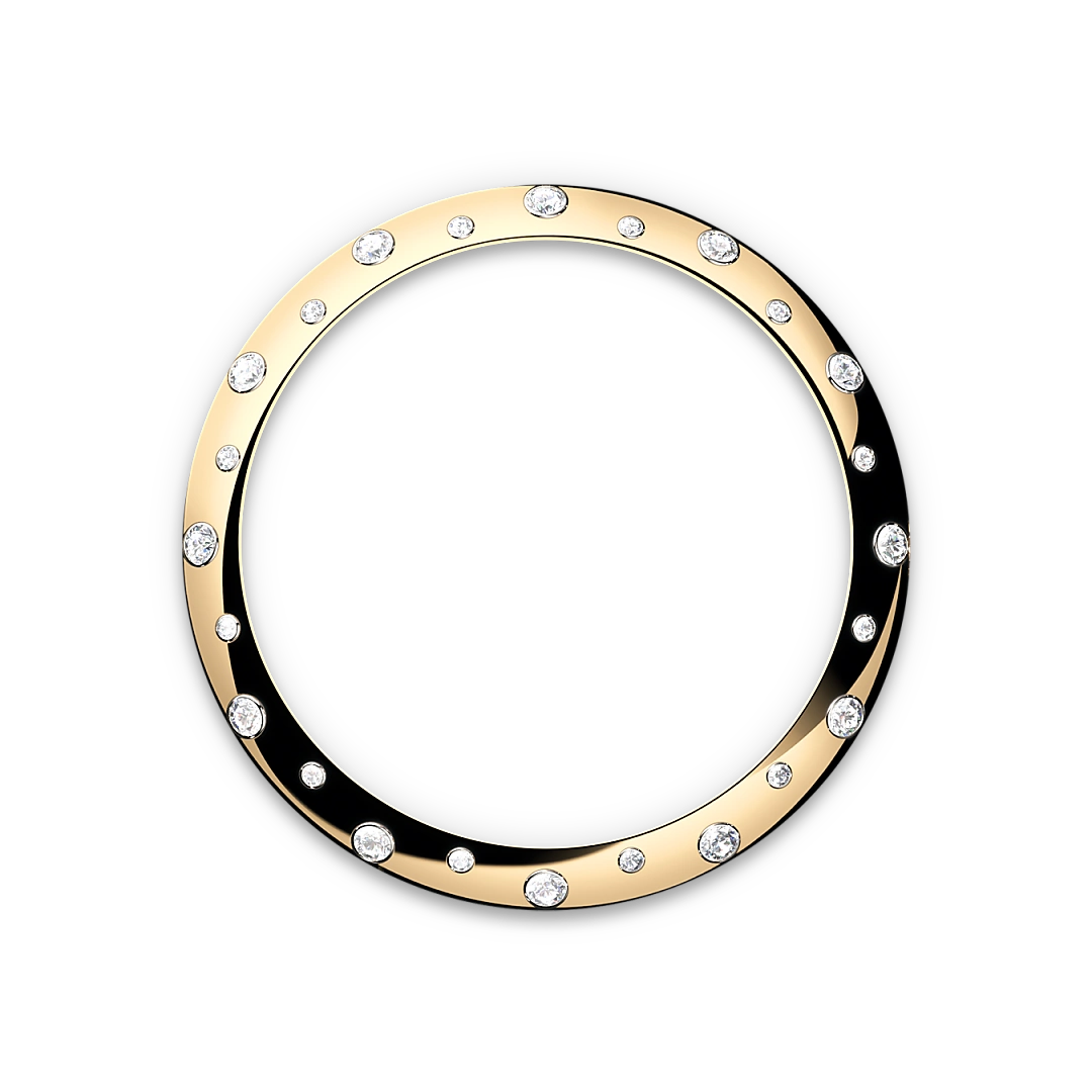 Bisel engastado de diamantes